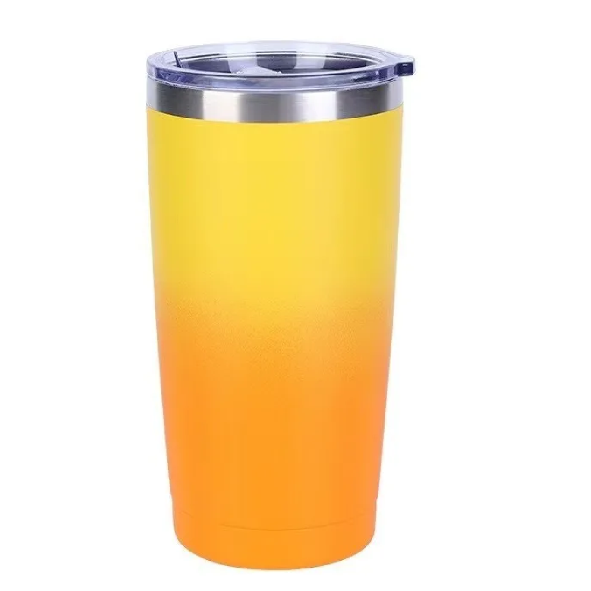 Taza De Café Acero Inoxidable Botella Termo Vacío 20 Oz Amarillo Naranja