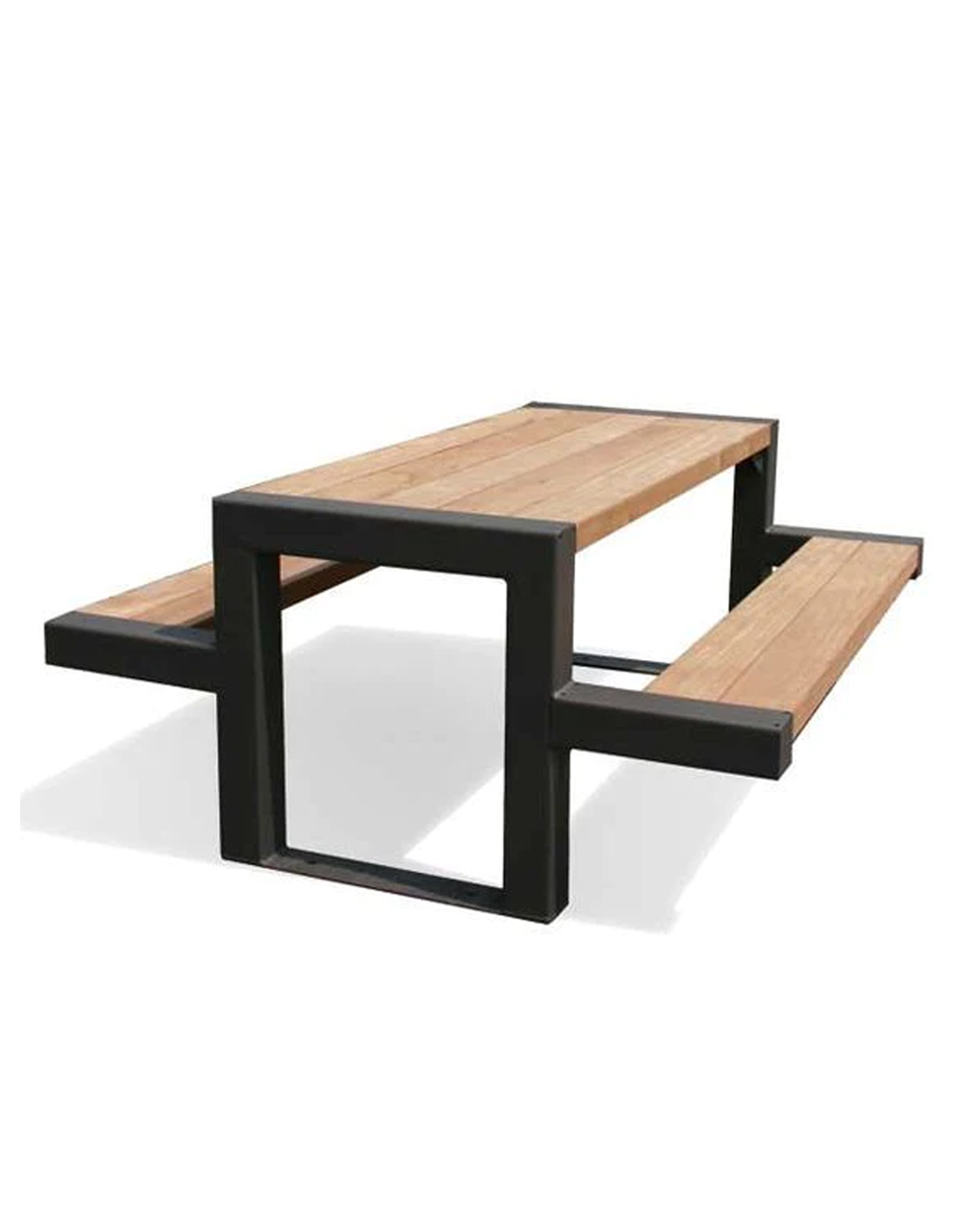 Comedor con 2 bancas Industrial para Exteriores CABIN Habanero Store