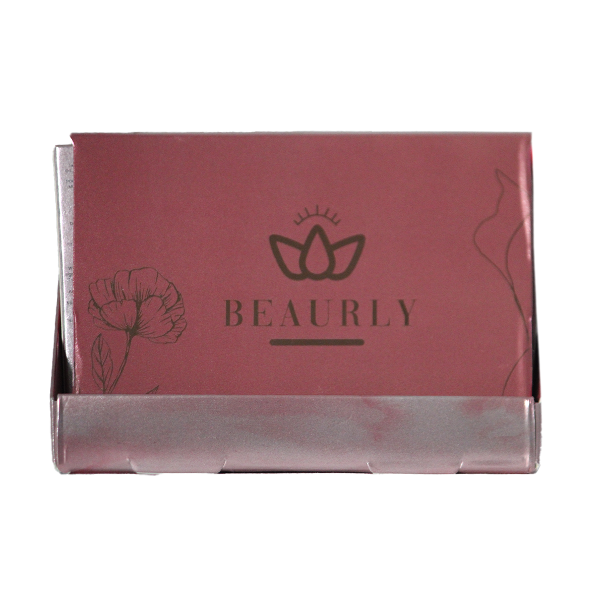 Caja de labiales satinado "FLOR DE CEREZO" 24 piezas 6 colores diferentes 