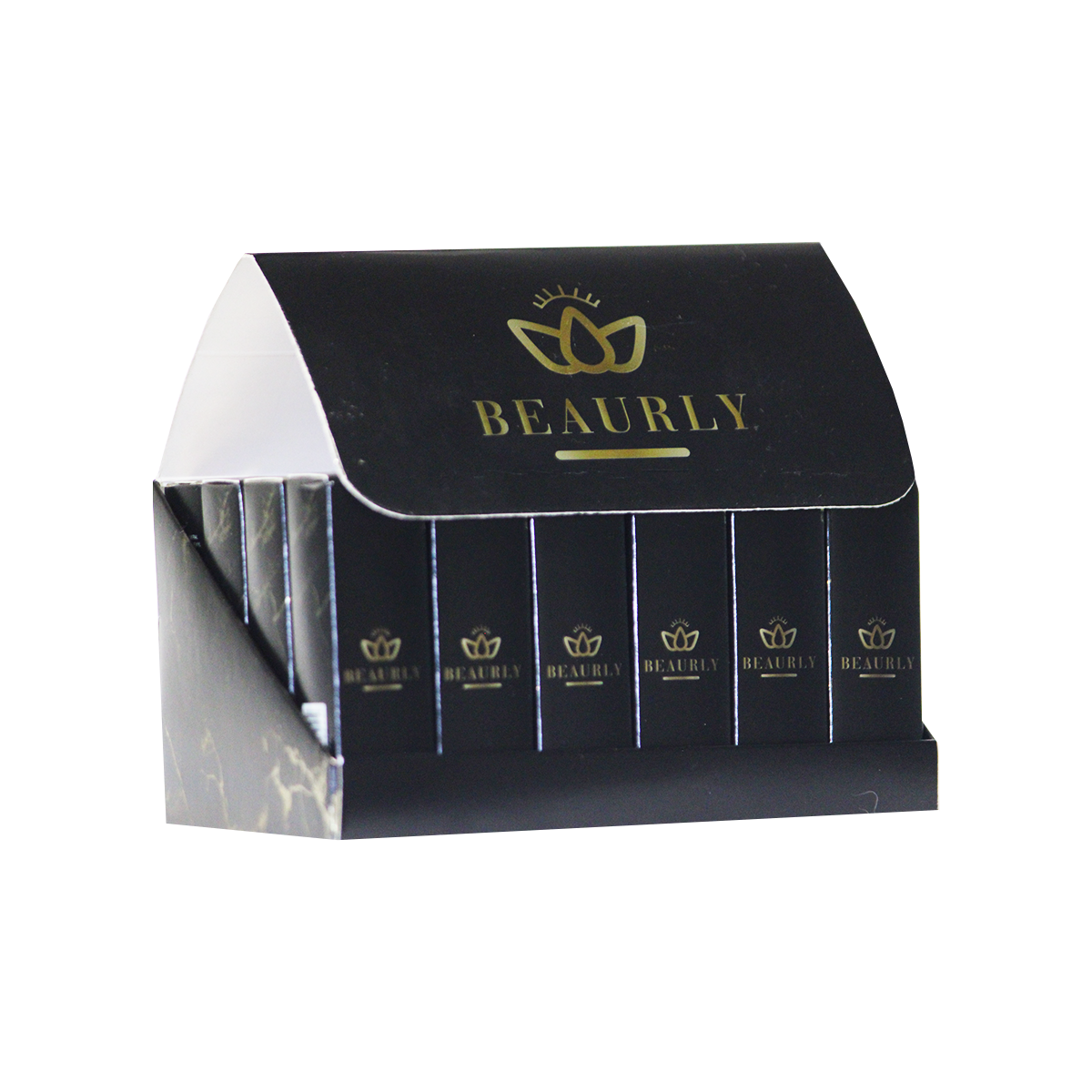 Caja de labiales mate "BEAURLY 1953" 24 piezas 6 colores diferentes 