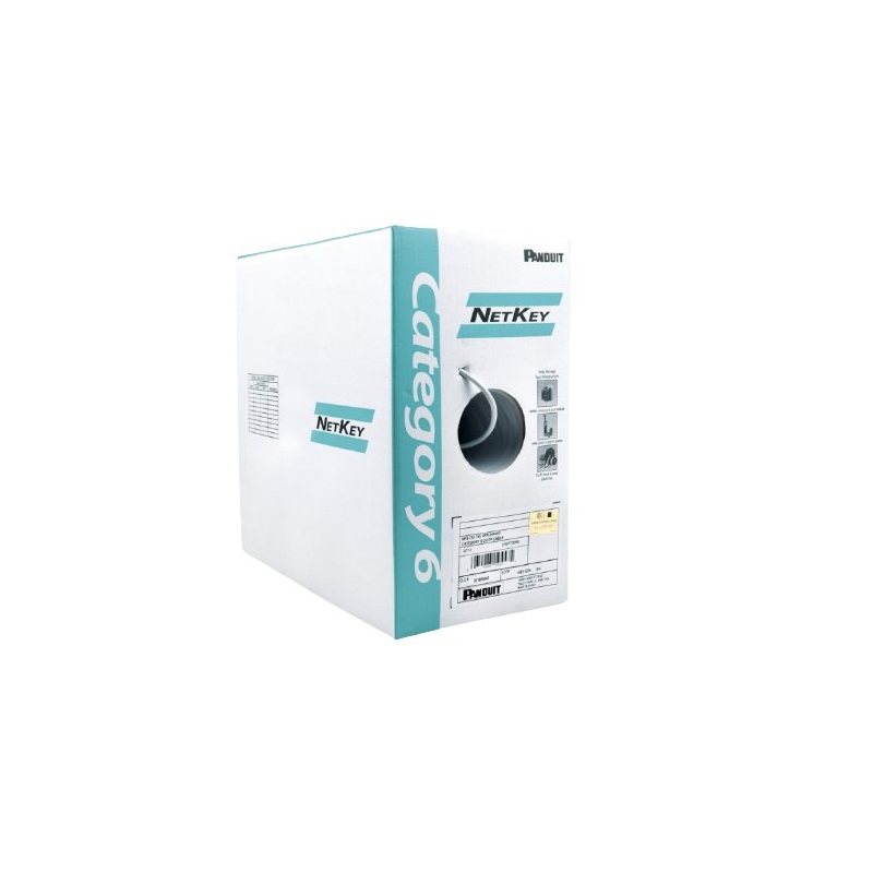 Panduit Bobina de Cable Cat6 UTP, 305 Metros, Azul 