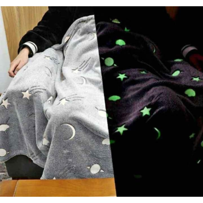 FRAZADA MÁGICA LUMINOSA BRILLA EN LA OBSCURIDAD