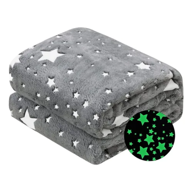 FRAZADA MÁGICA LUMINOSA BRILLA EN LA OBSCURIDAD