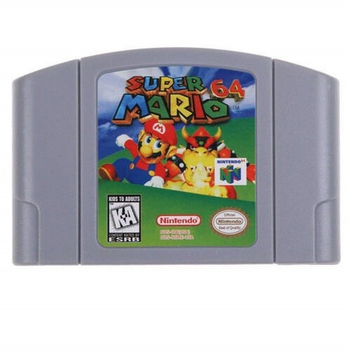 Super Mario 64 Original Totalmente Nuevo Caja y Manual reedición - Nintendo