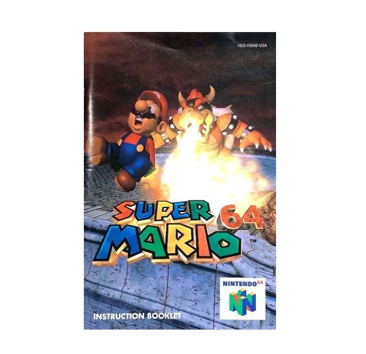 Super Mario 64 Original Totalmente Nuevo Caja y Manual reedición - Nintendo
