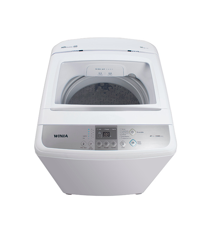Lavadora blanca Automática 16 Kg marca Winia