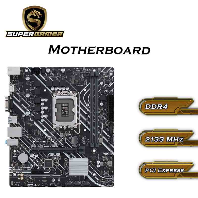 CPU Supergamer Intel Pentium Gold G7400 3.7 Ghz Ram 8 Gb Ssd 480 Gb, Wifi, Negro