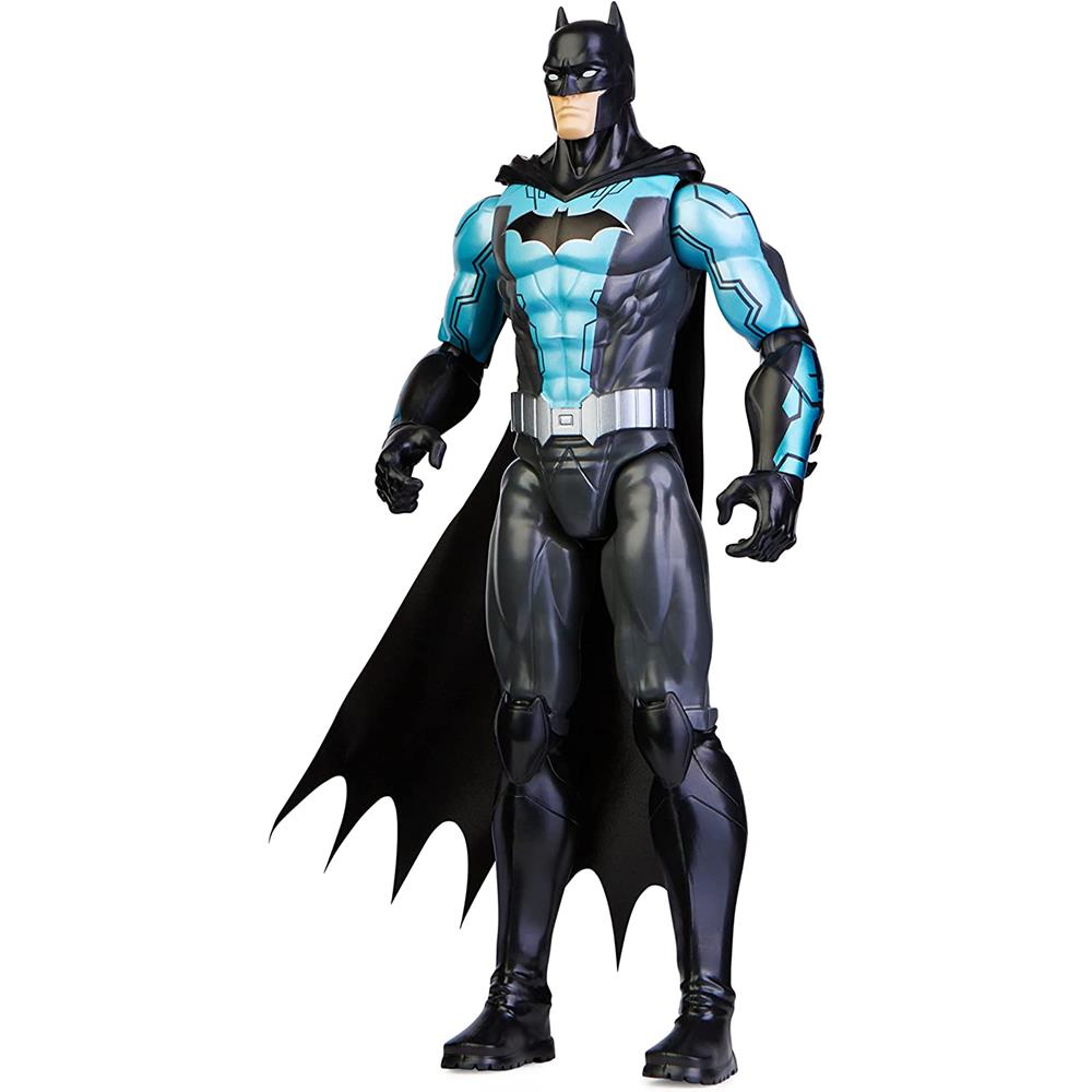 DC Bat-Tech Batman Traje Azul Figura 30 Cm Spin Master