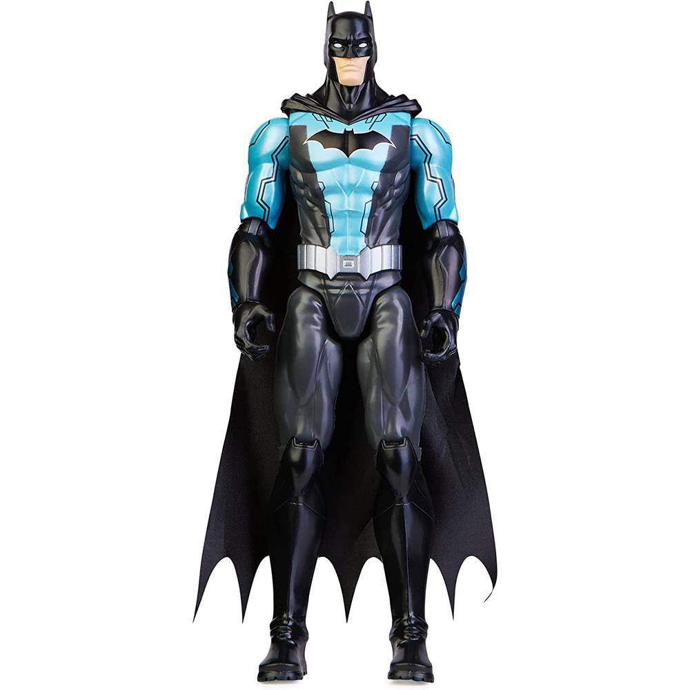 DC Bat-Tech Batman Traje Azul Figura 30 Cm Spin Master