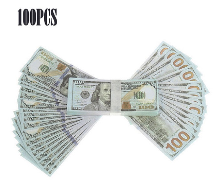 Billete de 100 Usd para Juegos, Escuela, Cine etc etc 100 pzs - GEN