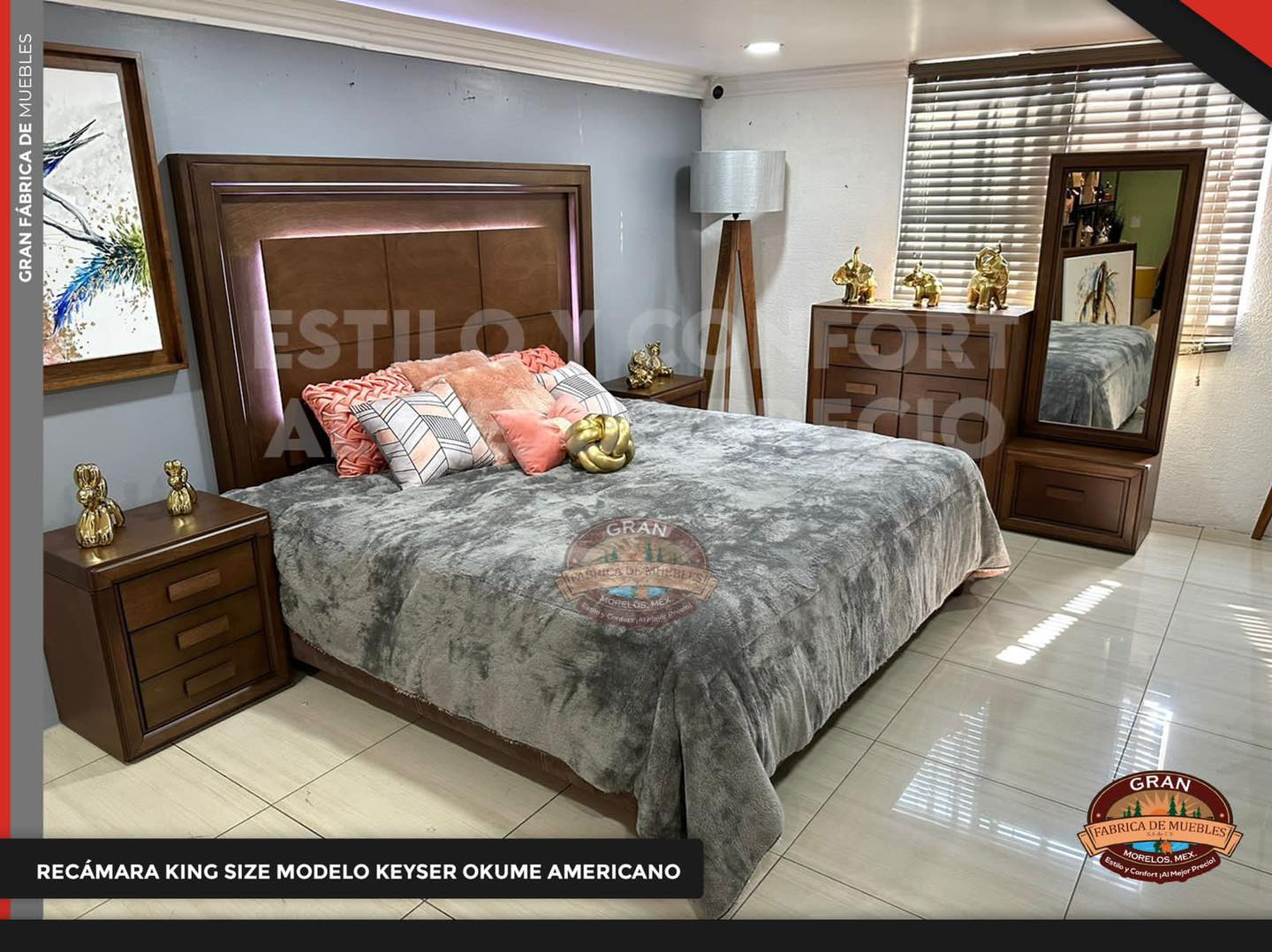 Recámara Keyser King Size