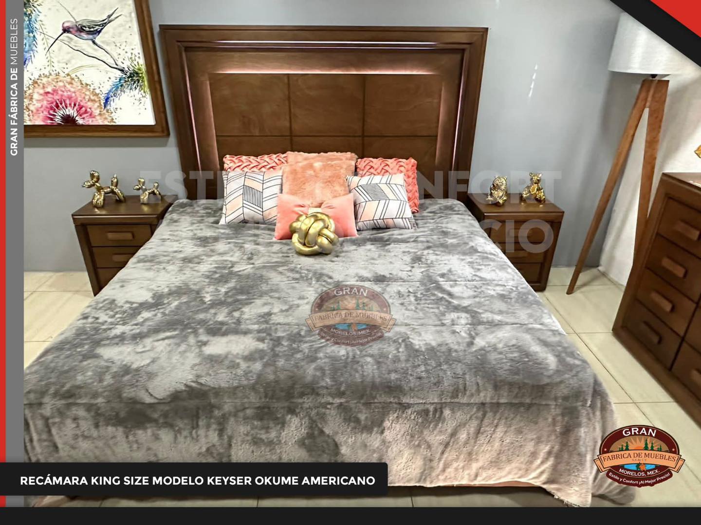 Recámara Keyser King Size