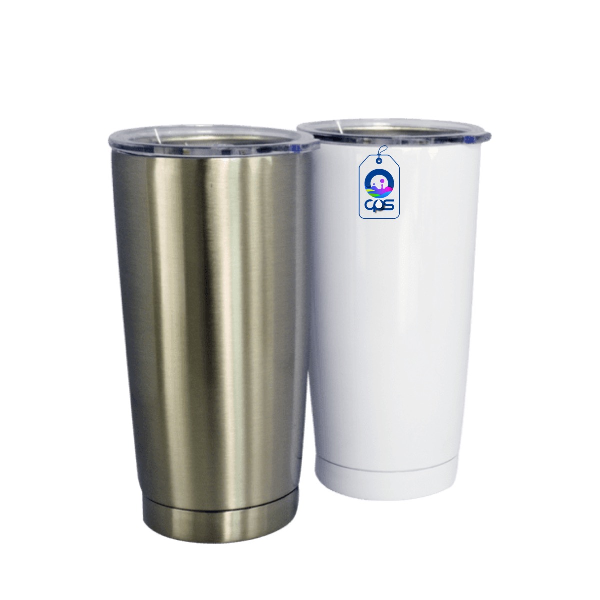 Vaso cónico de acero de 20 oz. Para sublimar..