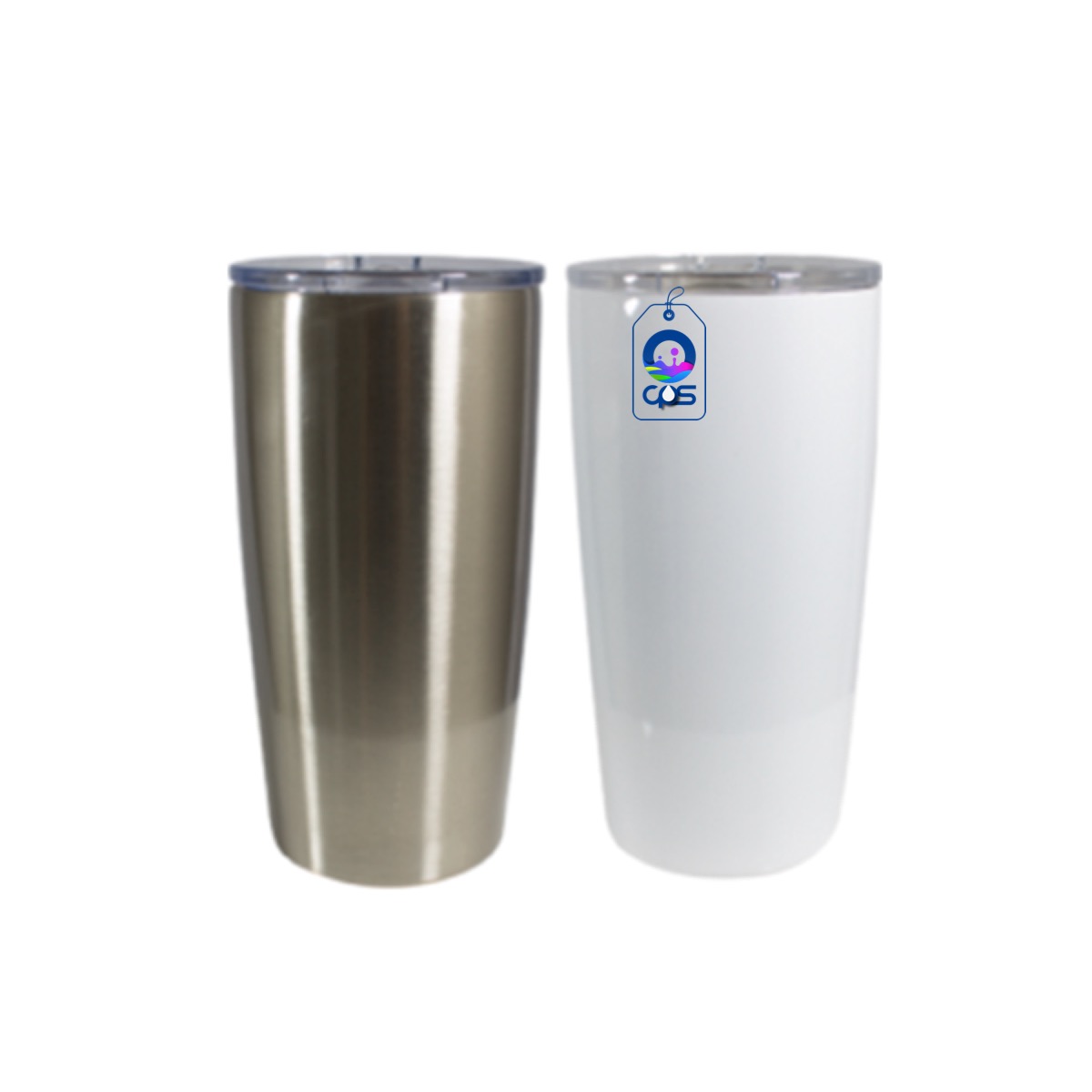 Vaso cónico de acero de 20 oz. Para sublimar..