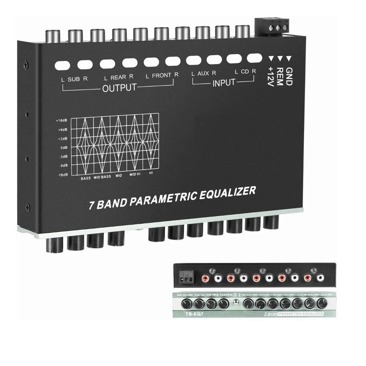 Ecualizador Con Epicentro Audiocontrol De Bajos Para 7 Banda