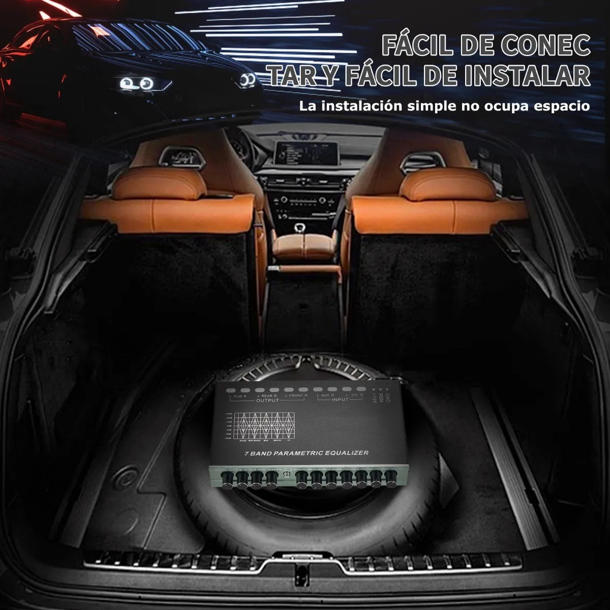 Ecualizador Con Epicentro Audiocontrol De Bajos Para 7 Banda