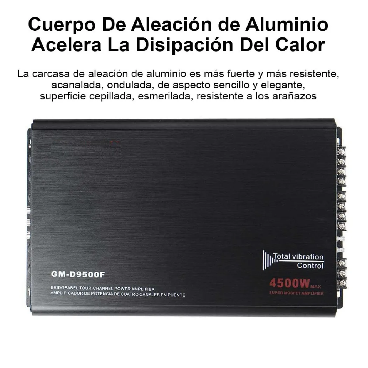 Amplificador Fuente Audiobahn 4500w 4 Canales Para Auto