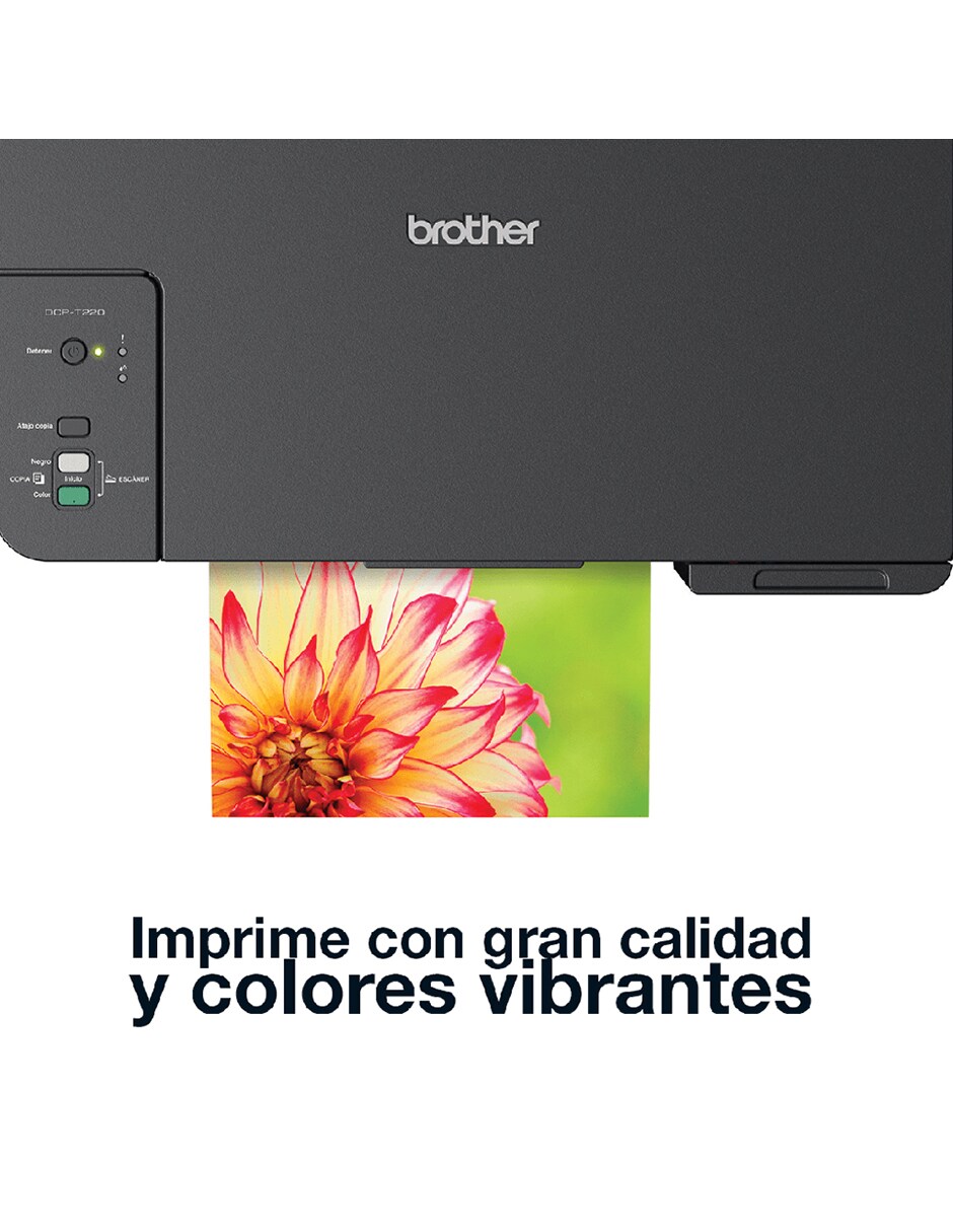 Impresora Multifuncional Brother T220 Inyección de Tinta Interfaz USB