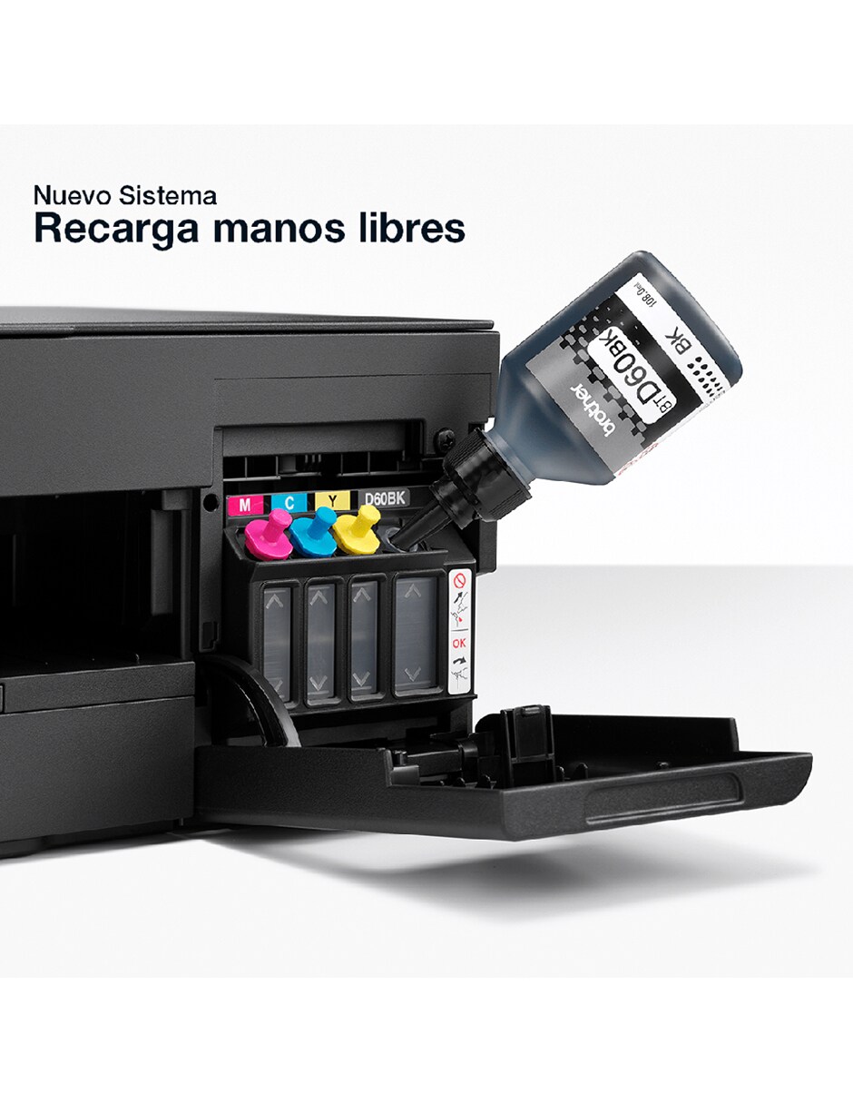 Impresora Multifuncional Brother T220 Inyección de Tinta Interfaz USB