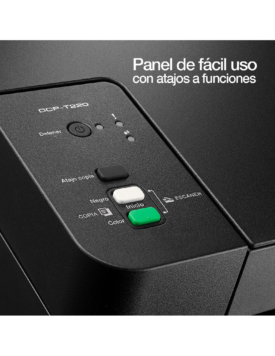 Impresora Multifuncional Brother T220 Inyección de Tinta Interfaz USB