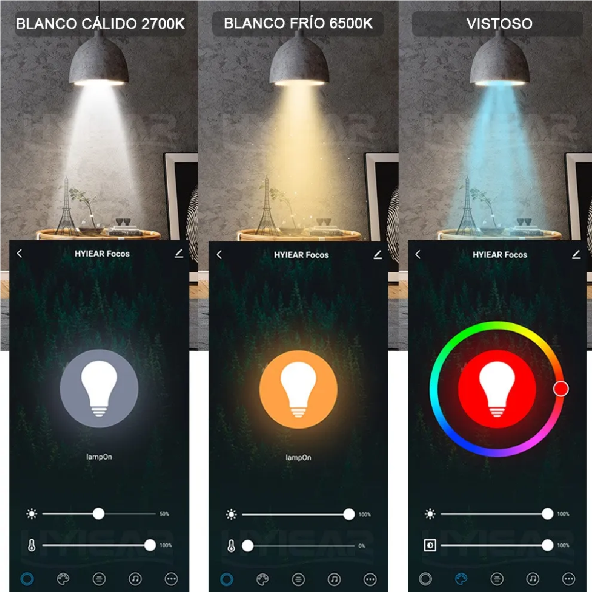 Foco Inteligente Wifi Con Siri Alexa Google Home 10w