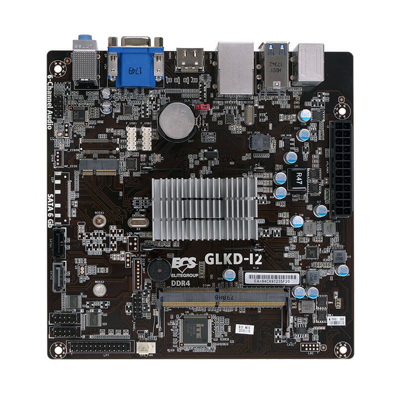 Motherboard ECS GLKD-I2-N4020, S-1090, Intel Celeron