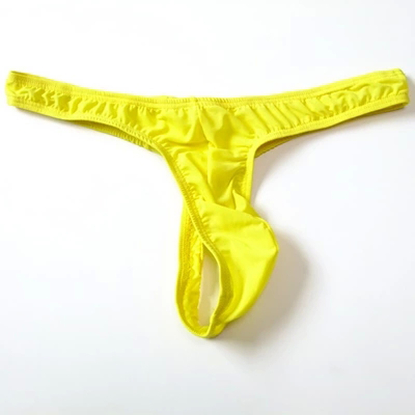 Tanga hombre sueva seda cómoda ropa interior para hombre unitalla