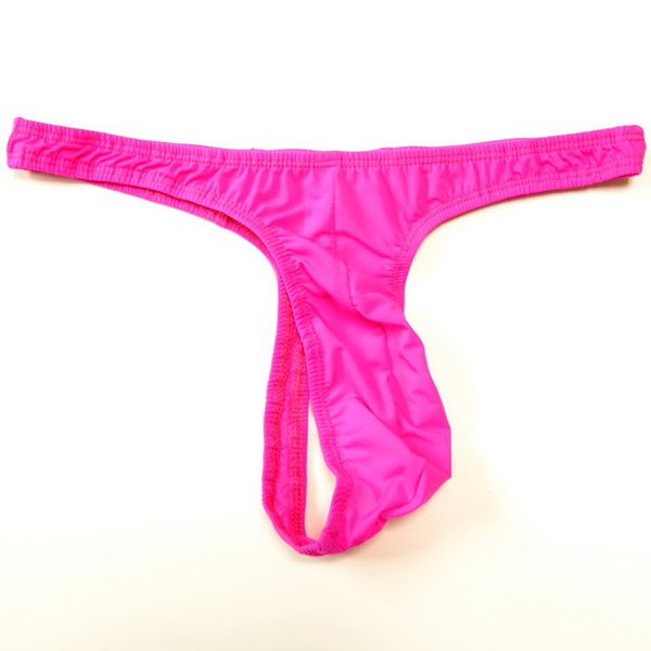 Tanga hombre sueva seda cómoda ropa interior para hombre unitalla