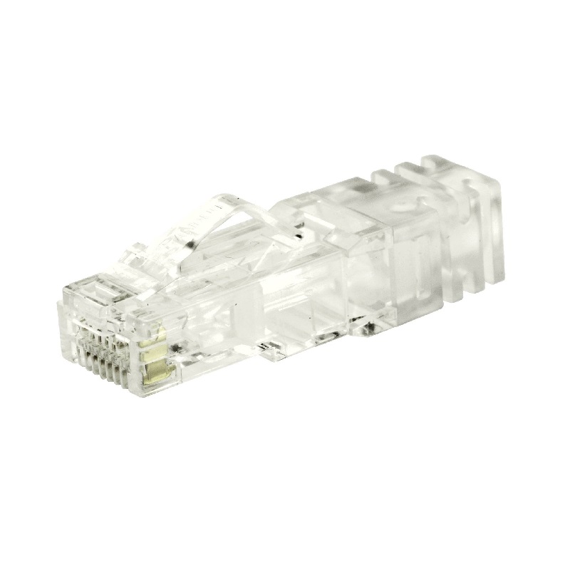 Panduit Conector Cat6 RJ-45 de 8 Posiciones, Transparente, Paquete de 100 Piezas 