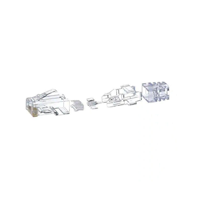 Panduit Conector Cat6 RJ-45 de 8 Posiciones, Transparente, Paquete de 100 Piezas 