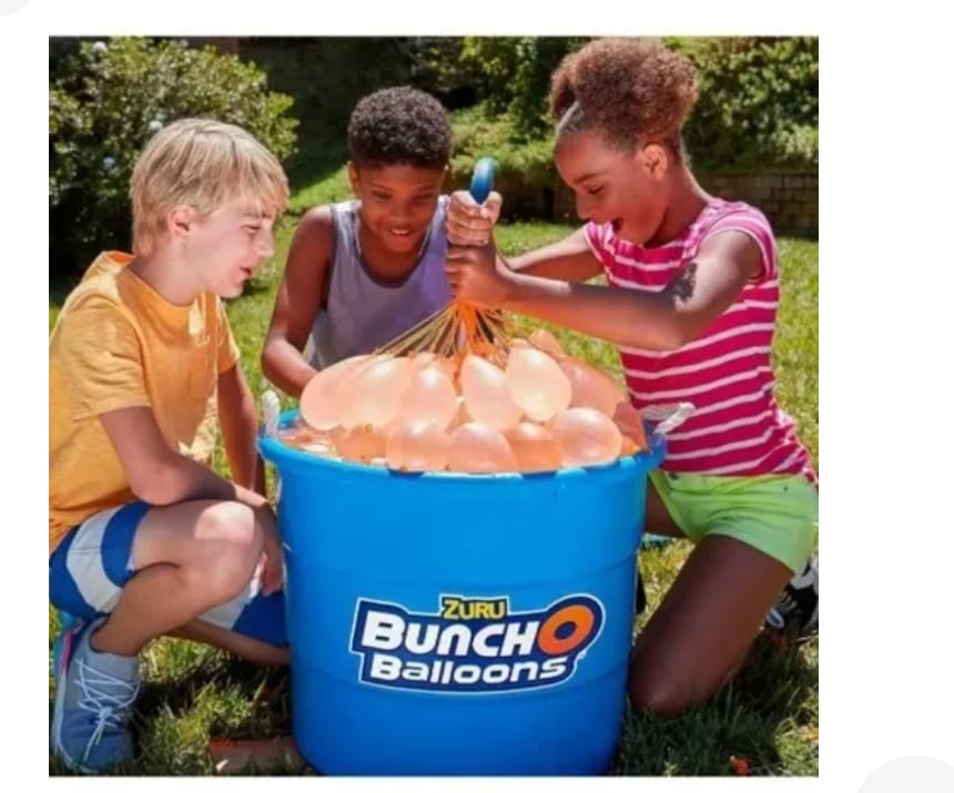 Tobogán De Agua Doble Linea, Zuru Buncho Balloons +165 Globo