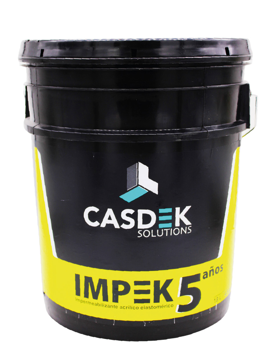 Impermeabilizante acrílico elastomérico de 5 años de garantia color rojo