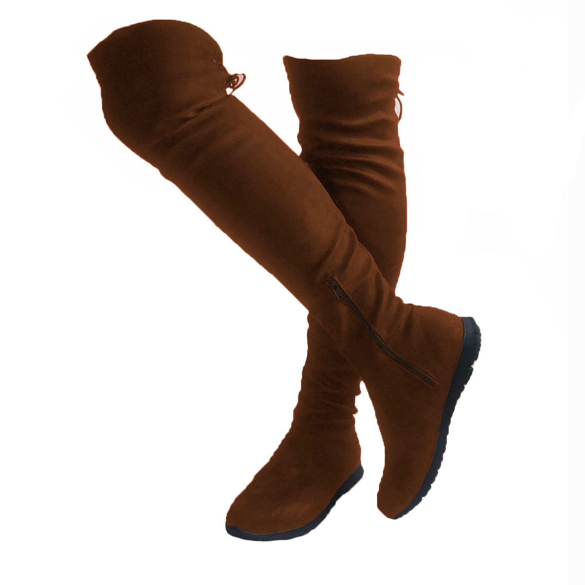 Botas Altas Maxibotas stretch de piso, para mujer.Nyxmart®