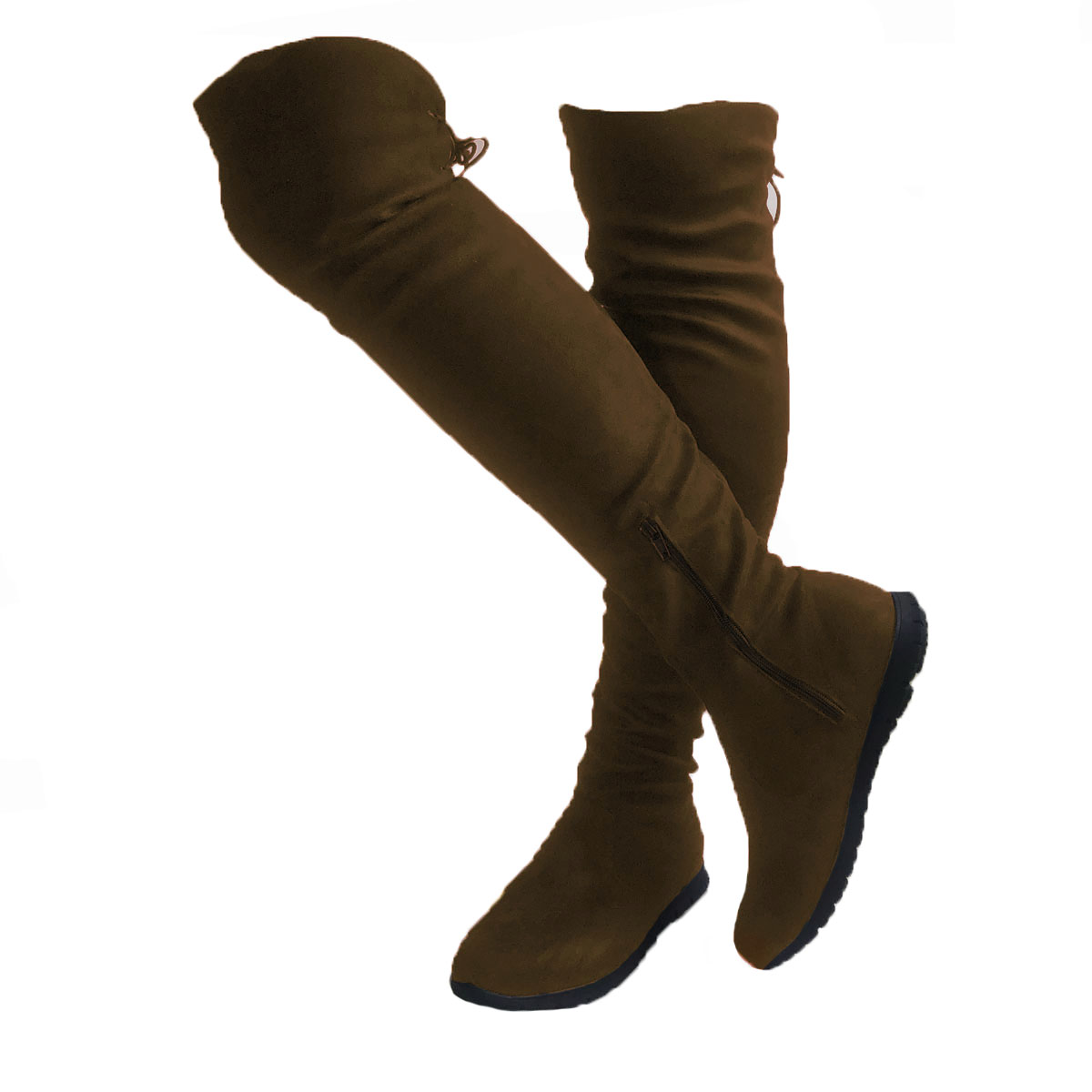 Botas Altas Maxibotas stretch de piso, para mujer.Nyxmart®