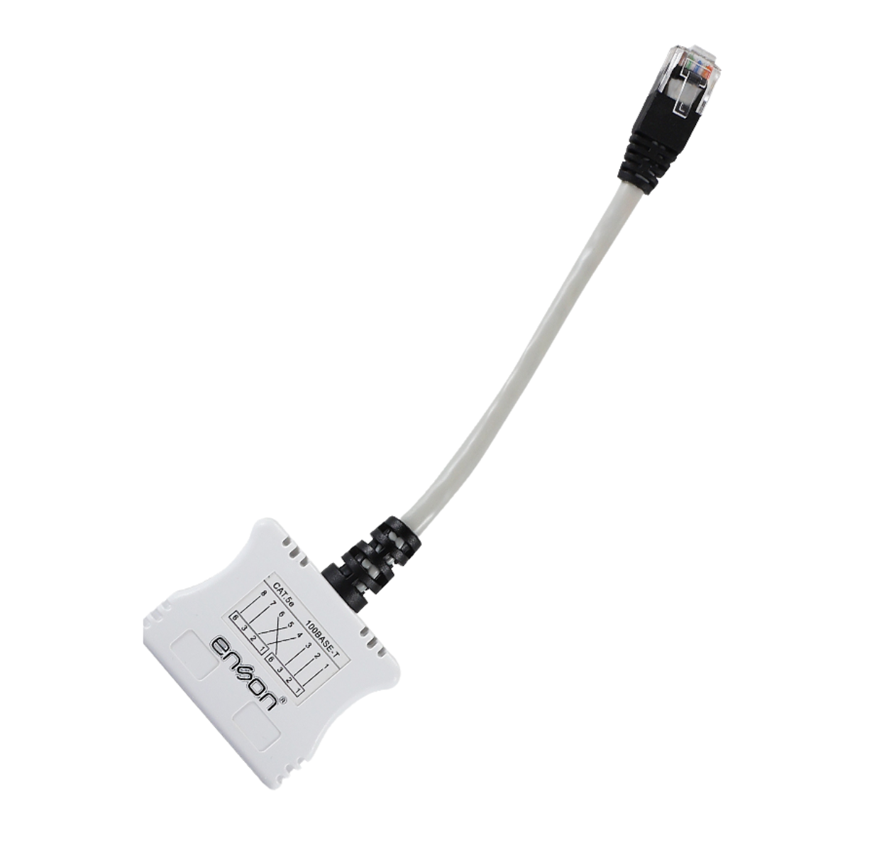 Modulo Duplexor Pasivo Soporta POE para enviar 2 nodos de red por 1 Cable UTP CAT5E y CAT6 EPRO-T2 