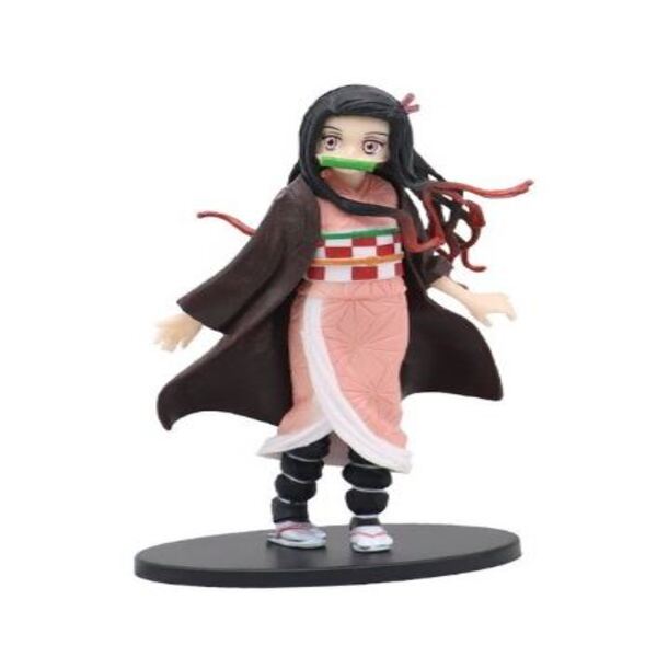 Figuras Anime Coleccionables Demon Slayer Nezuko Tanjirou Zenitsu Inosuke Kyoujurou Giyuu Kawaii Qposket PVC