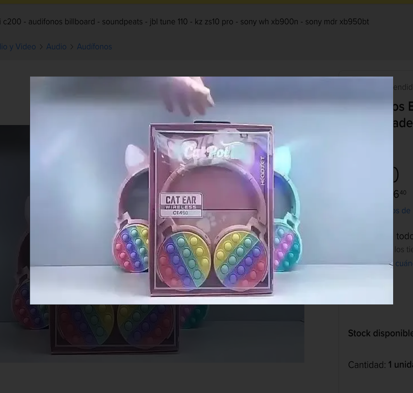 Audífonos Bluetooth Inalámbricos diadema De Niño/niña Nuevo