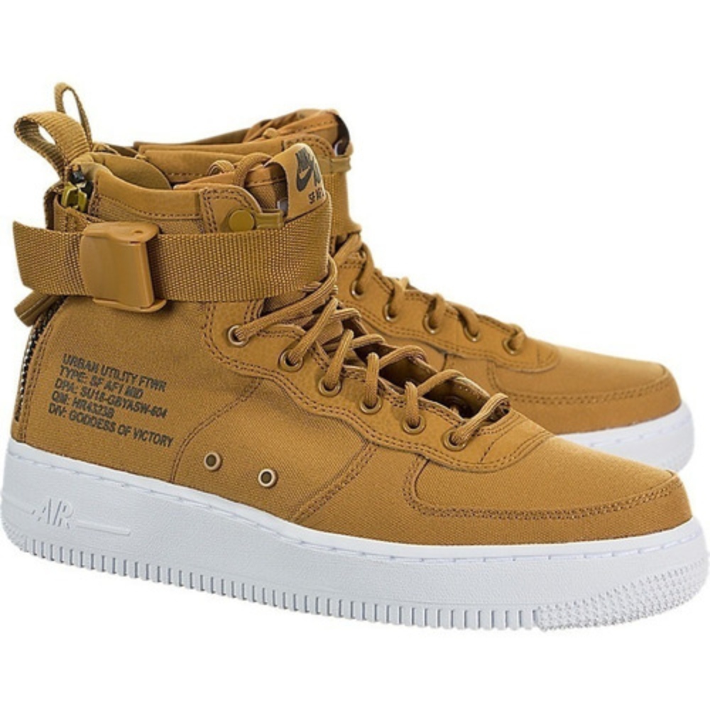 Tenis Nike SF Air Force Mid Cafe Unisex AJ0424-700