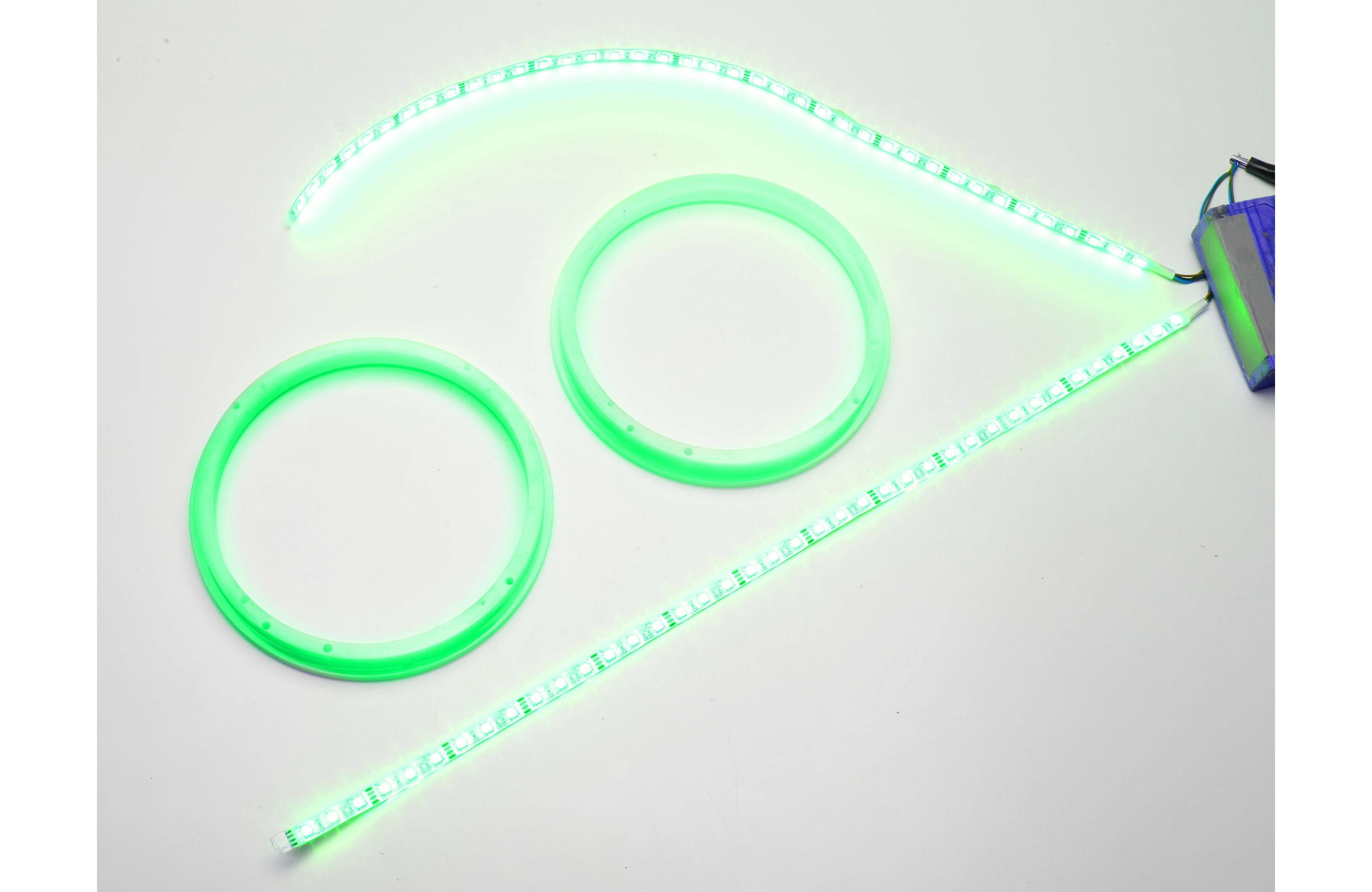 Kit De Anillos LED RGB Wet Sounds LED KIT REV8-RGB Para Bocinas De Torre Marina De 8" 