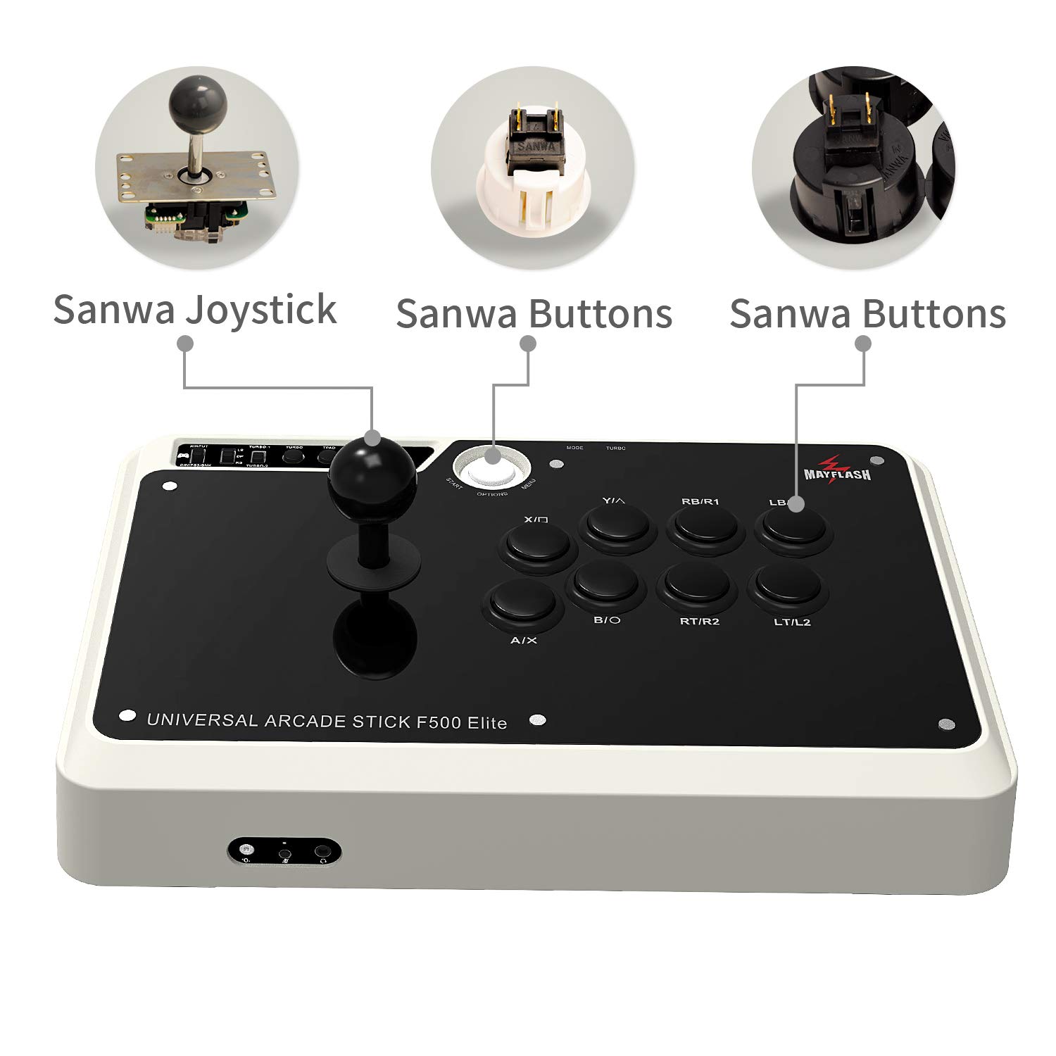 Control MAYFLASH Arcade Stick F500 Elite