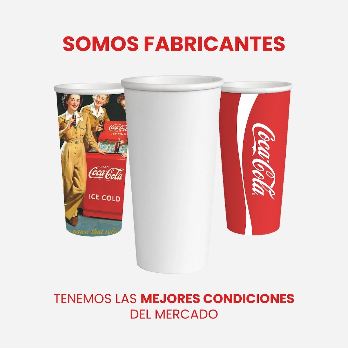 Vaso De Papel Encerado Desechable 32oz (500pz)
