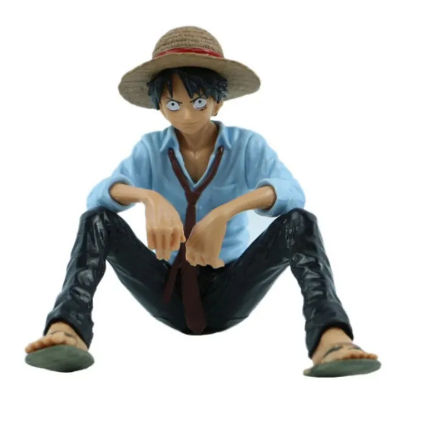 Juguete Muñeco Figura Monkey D. Luffy Sentado One Piece