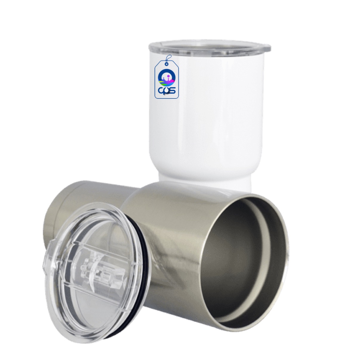 Vaso viajero de acero 20 oz. para sublimación (10 piezas)..