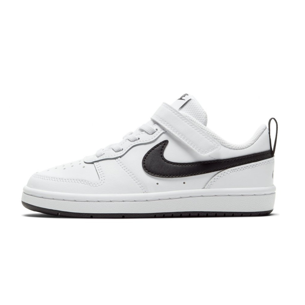 Tenis Nike de Niños Court Borough Low 2 blanco- Unisex bq5451-104