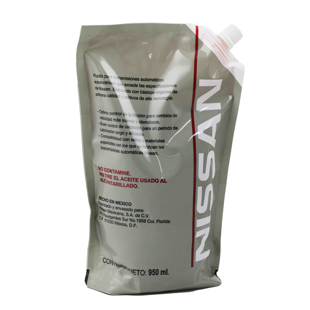 Aceite para transmisión automática 1 lt original Nissan MATIC D-V