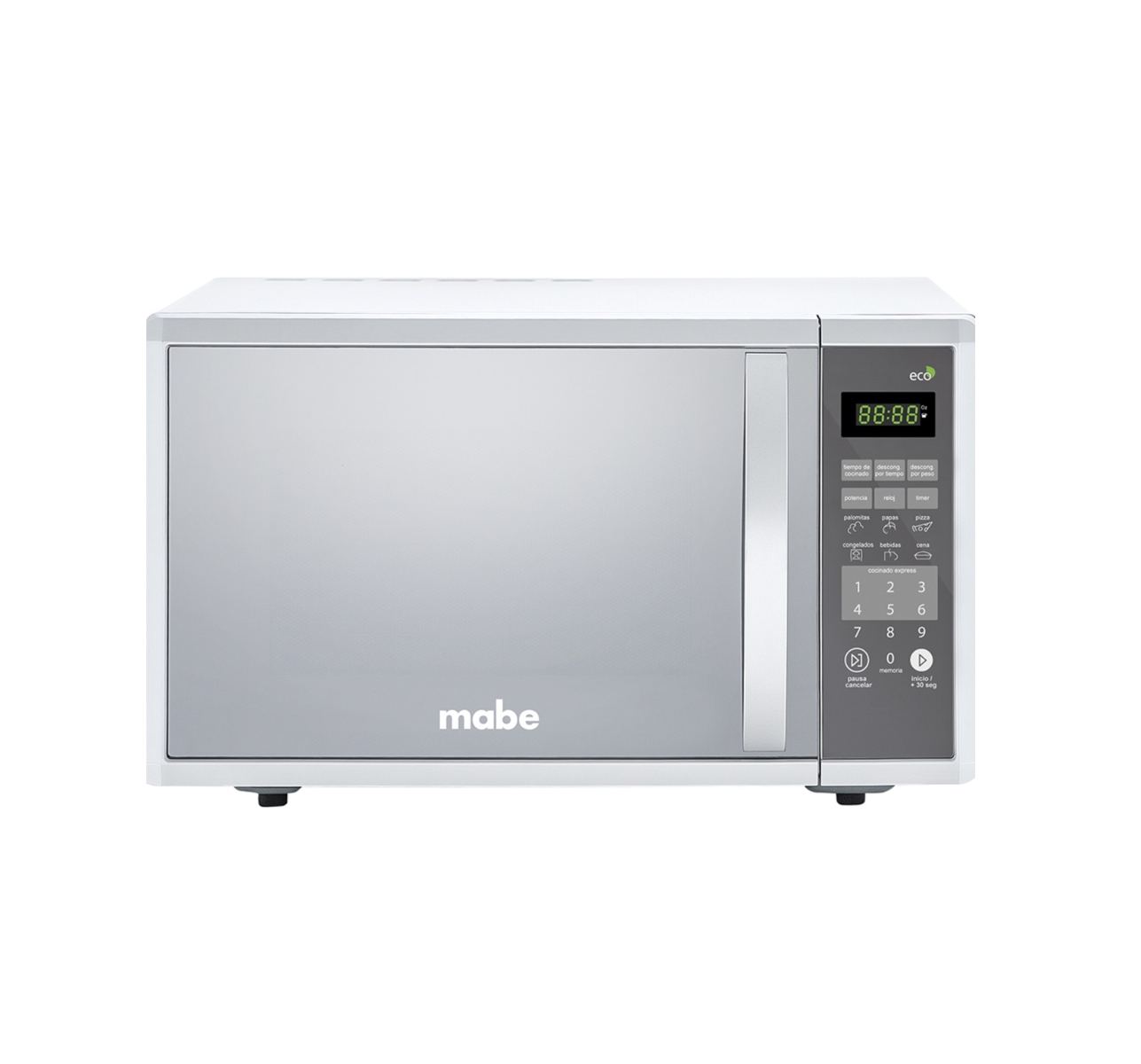 Horno de microondas 1.1 pies cúbicos (30 L) 120 V Acero Inoxidable IO mabe  - IO110MDI, Microondas, Cocina