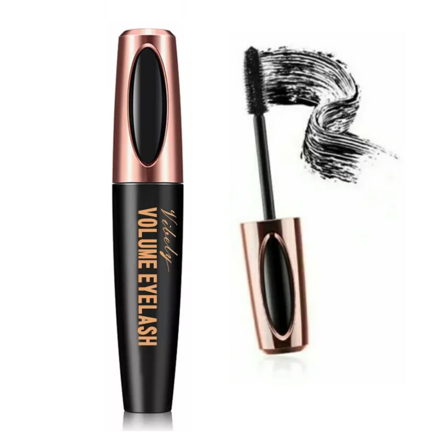 Rimel Máscara De Pestañas  4D de fibra de seda  Rimel Alargador