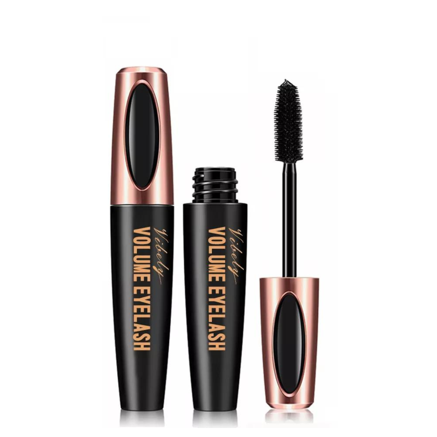 Rimel Máscara De Pestañas  4D de fibra de seda  Rimel Alargador