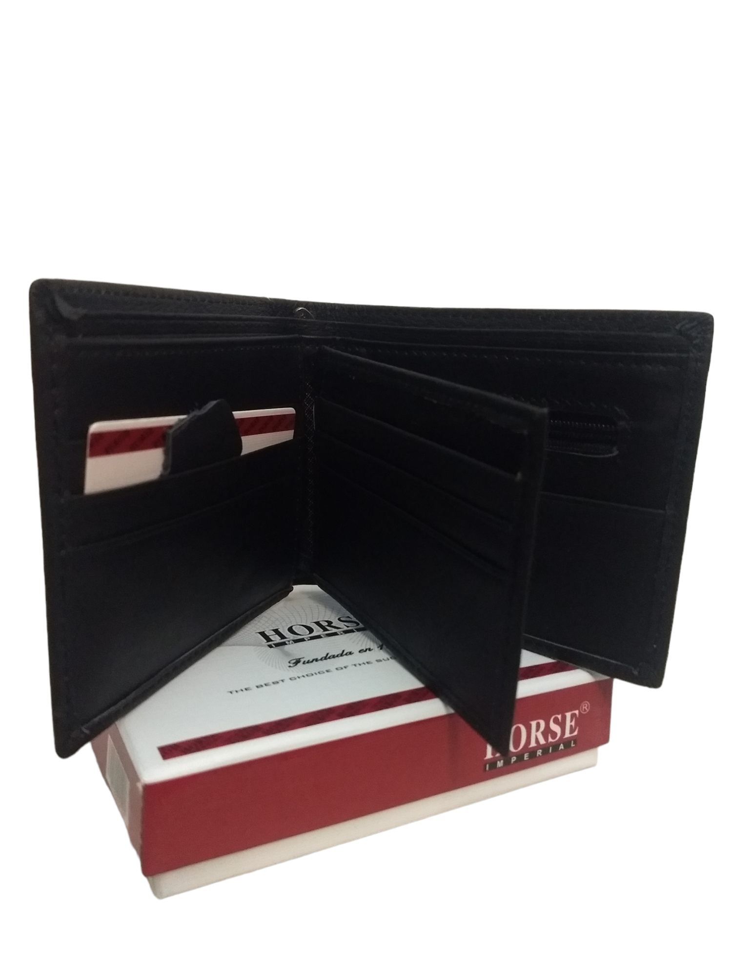 Billetera caballero 100% Piel genuina Marca Horse Imperial
