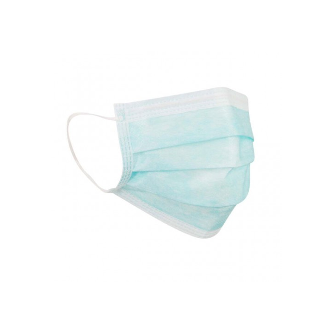 100 Cubrebocas Tricapa Quirúrgico 99% De Filtración Verde Enfermero